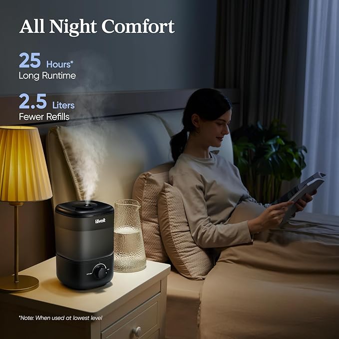 Classic 160 Top-Fill Ultrasonic Cool Mist Humidifier, Super Easy to Fill and Clean, alternate product view 4