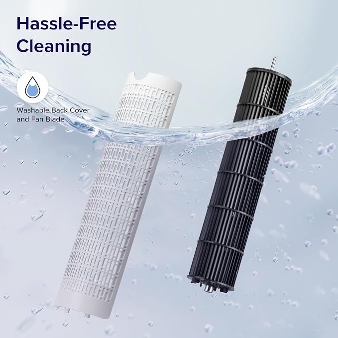 Classic 42-inch Tower Fan for Home, 1472 CFM Powerful Fan, 22dB Quiet as You Sleep, 90° L&R Oscillation, 60° U&D Airflow