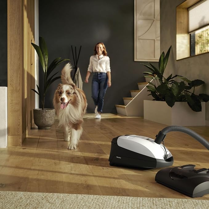 Classic C1 Cat & Dog Bagged Canister Vacuum, Lotus White - Pet Hair, Portable, alternate product view 10