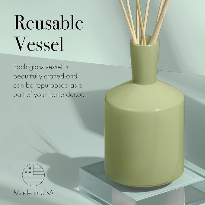 Classic Reed Diffuser, Wild Honeysuckle - 6 oz - Up to 3 Months Fragrance Life - Reusable Glass Vessel, alternate product