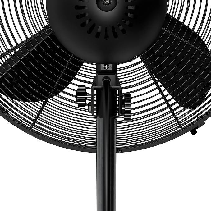 Classic S16 Oscillating Standing Fan Adjustable Height 16 Inch, 3 Speeds, Matte Black, 97316, alternate product view 6