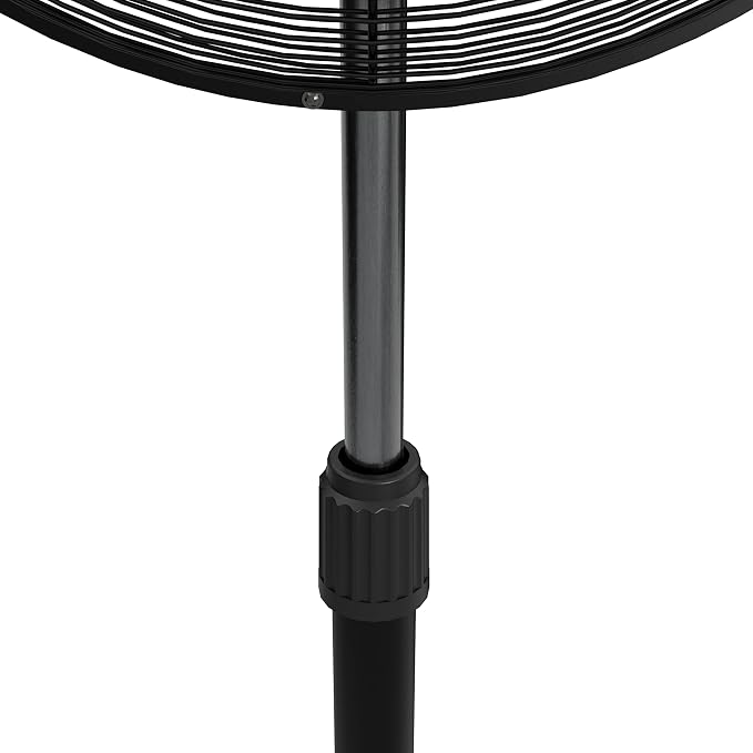 Classic S16 Oscillating Standing Fan Adjustable Height 16 Inch, 3 Speeds, Matte Black, 97316, alternate product view 7
