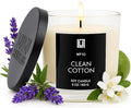 | Clean Cotton | Luxury Scented Soy Jar Candle | Hand Poured in The USA | Highly Scented & Long Lasting - 6 Oz., product