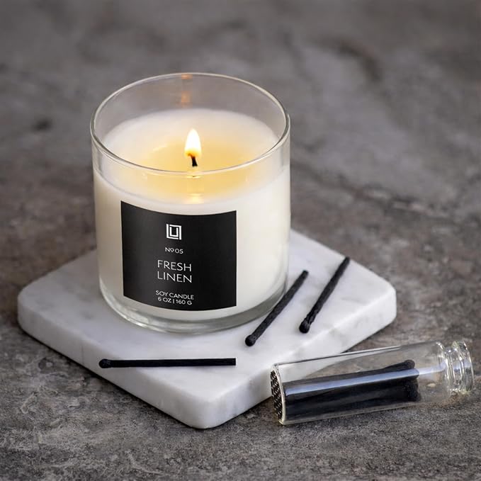 | Clean Cotton | Luxury Scented Soy Jar Candle | Hand Poured in The USA | Highly Scented & Long Lasting - 6 Oz., alternate