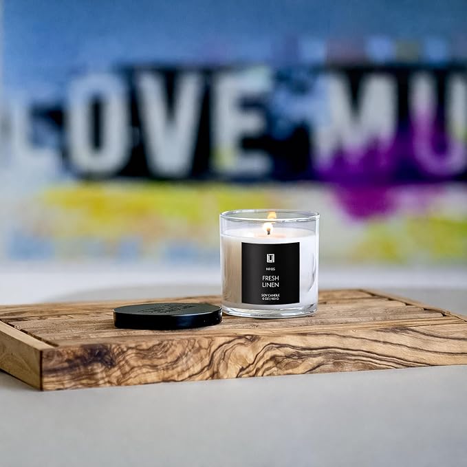 | Clean Cotton | Luxury Scented Soy Jar Candle | Hand Poured in The USA | Highly Scented & Long Lasting - 6 Oz., alternate