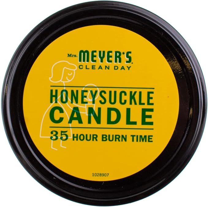 CLEAN DAY Aromatherapy Candle, 35 Hour Burn Time, Made with Soy Wax and Essential Oils, Honeysuckle, 7.2 Oz, alternate view 3