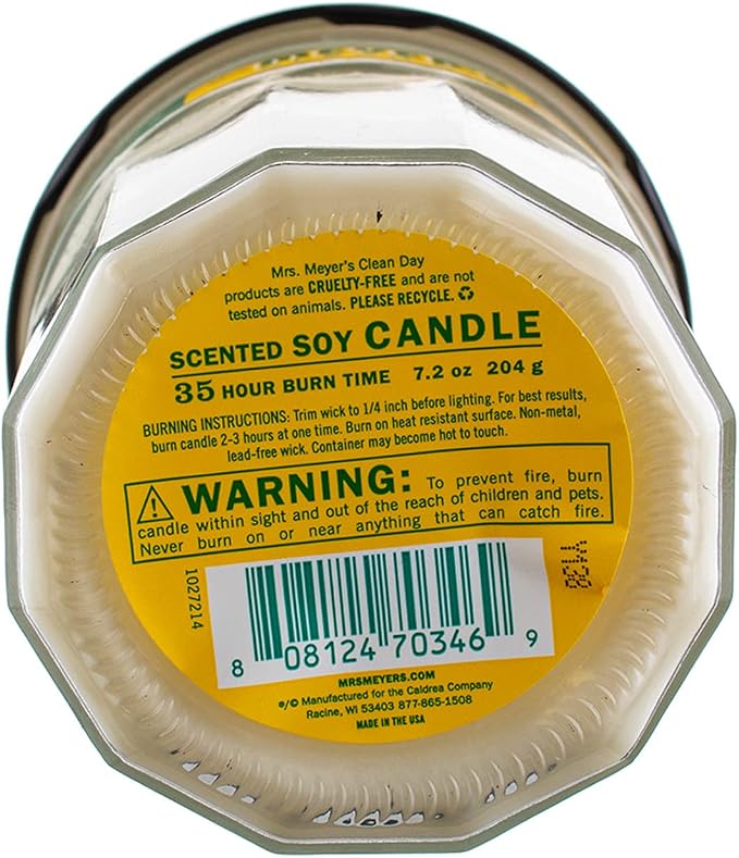 CLEAN DAY Aromatherapy Candle, 35 Hour Burn Time, Made with Soy Wax and Essential Oils, Honeysuckle, 7.2 Oz, alternate view 4