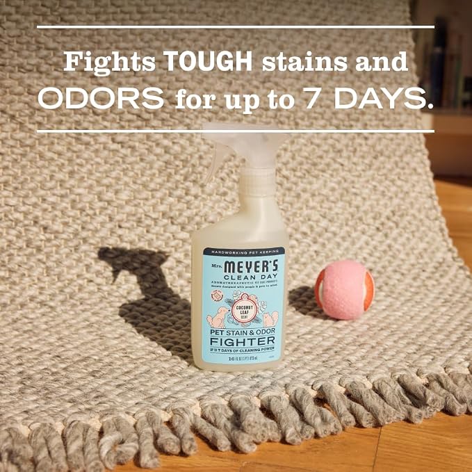 Clean Day Cat comfort Kit, includes Cat Deodorizing Spritz - White Peach and Pet Stain & Odor Fighter, alternate product view