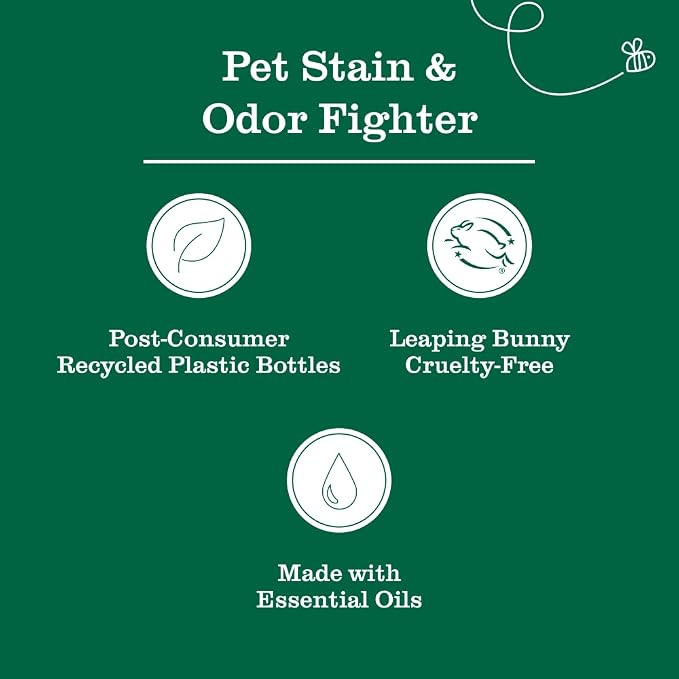 Clean Day Cat comfort Kit, includes Cat Deodorizing Spritz - White Peach and Pet Stain & Odor Fighter, alternate product view
