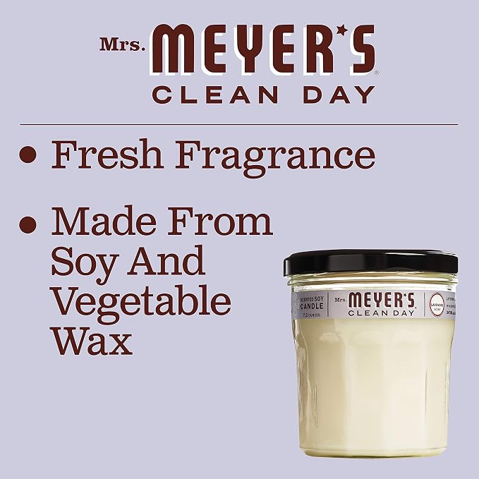 CLEAN DAY Lavender Soy Candle, Garden-Inspired Aromatherapy Homekeeping, 35 Hour Burn Time, Made with Essential, alternate