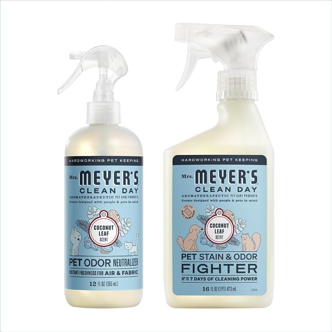 Clean Day Pet Cleaning Kit, includes Pet Stain & Odor Fighter 28oz and Odor Neutralizer 28oz, Coconut Leaf, alternate product