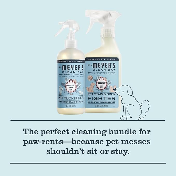 Clean Day Pet Cleaning Kit, includes Pet Stain & Odor Fighter 28oz and Odor Neutralizer 28oz, Coconut Leaf, alternate product