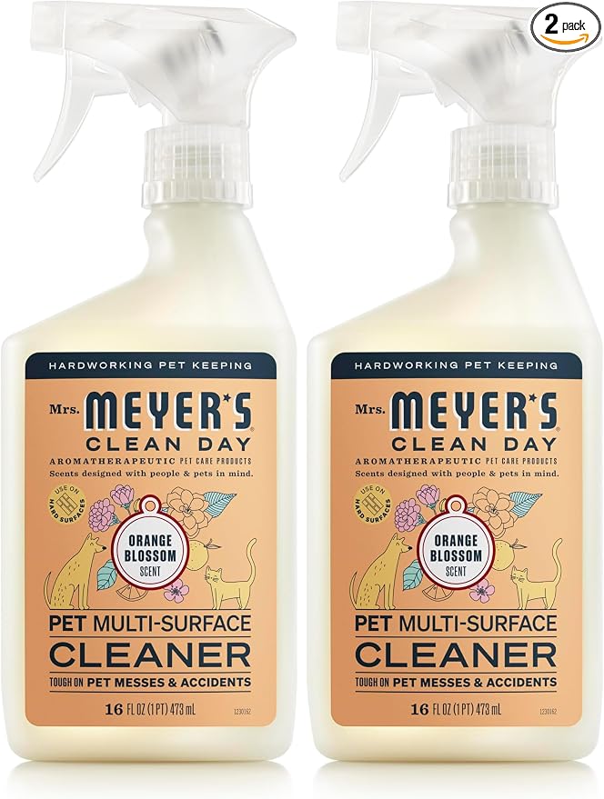 CLEAN DAY Pet Multi-Surface Cleaner,Orange Blossom Scent,16oz,(Pack of 2), product image