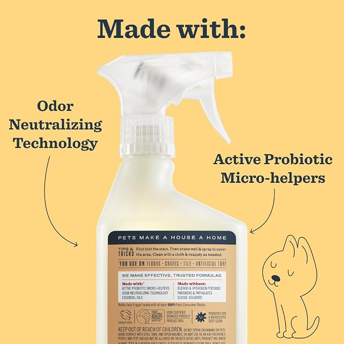 CLEAN DAY Pet Multi-Surface Cleaner,Orange Blossom Scent,16oz,(Pack of 2), alternate product view 6