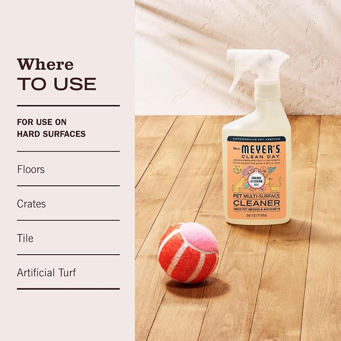 CLEAN DAY Pet Multi-Surface Cleaner, Orange Blossom Scent, 16oz, alternate view 6