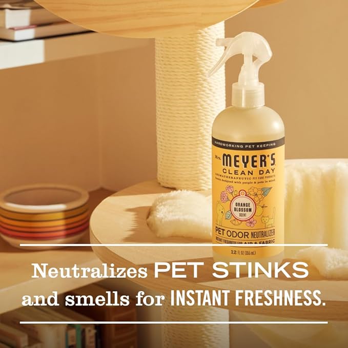 CLEAN DAY Pet Odor Neutralizer, Orange Blossom Scent, 12oz, alternate product view 4