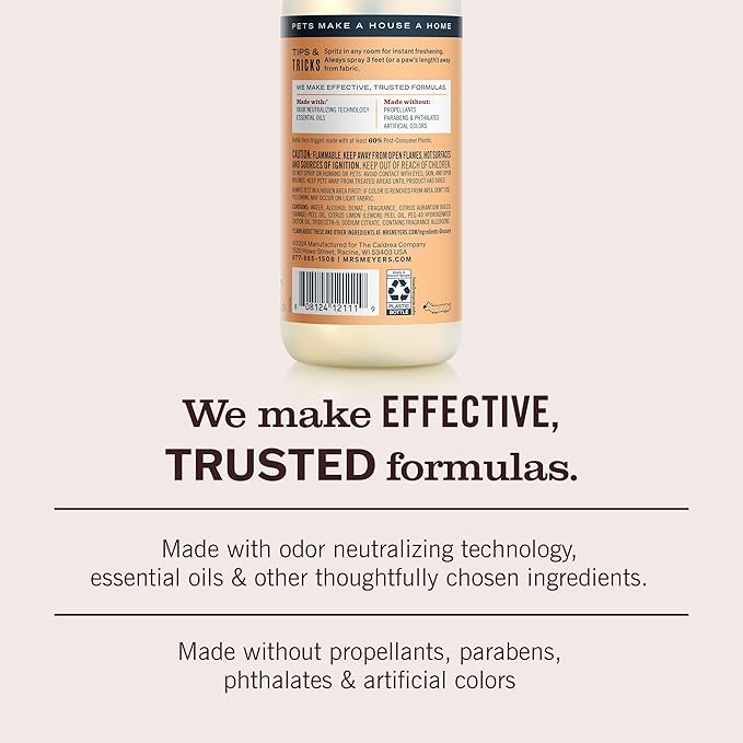 CLEAN DAY Pet Odor Neutralizer, Orange Blossom Scent, 12oz, alternate product view 5