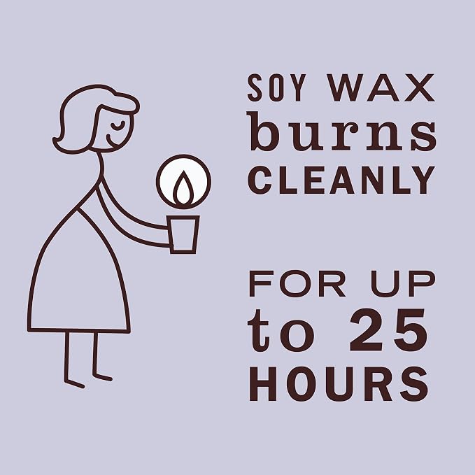 CLEAN DAY Soy Aromatherapy Candle, 25 Hour Burn Time, Made with Soy Wax and Essential Oils, Lavender, 4.9 oz, alternate