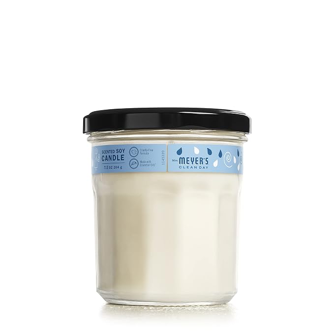 CLEAN DAY Soy Aromatherapy Candle, 35 Hour Burn Time, Made with Soy Wax and Essential Oils, Rain Water, 7.2 oz, alternate