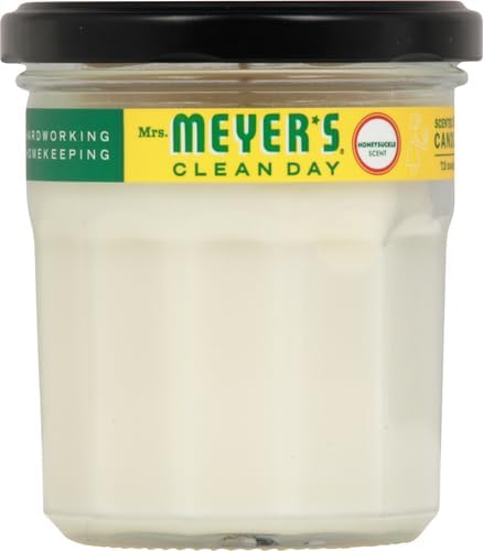 CLEAN DAY Soy Aromatherapy Candle,35 Hour Burn Time,Made with Soy Wax and Essential Oils,Honeysuckle,7.2 Oz,(Pack of 6)