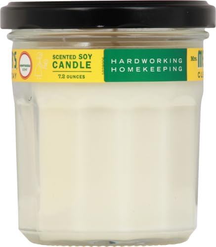 CLEAN DAY Soy Aromatherapy Candle,35 Hour Burn Time,Made with Soy Wax and Essential Oils,Honeysuckle,7.2 Oz,(Pack of 6)