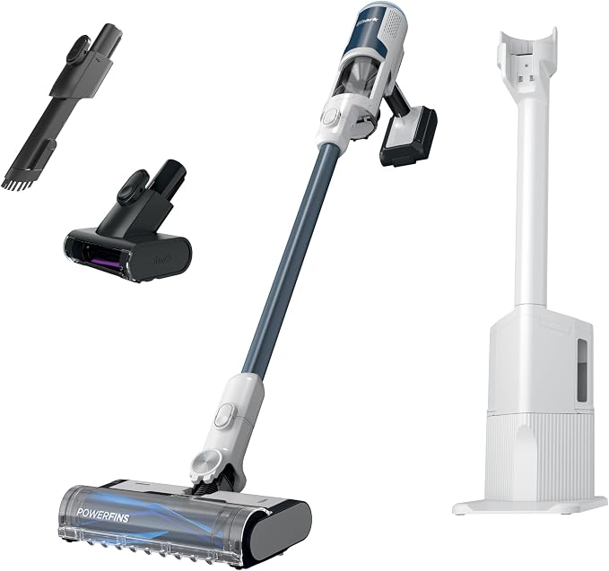 Clean & Empty Cordless Stick Vacuum – Lightweight Cordless Vacuum with Auto-Empty System, HEPA Filter, Portable