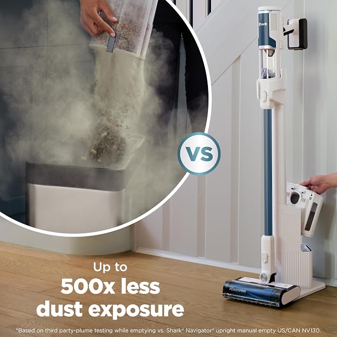 Clean & Empty Cordless Stick Vacuum – Lightweight Cordless Vacuum with Auto-Empty System, HEPA Filter, Portable