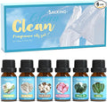 Clean Fragrance Oils, Premium Essential Oil for Diffuser, Scented Oil Gift Set for Soap Candle Making - Lemongrass, Fresh
