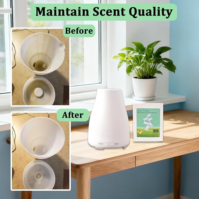 Cleaning Tablets for Humidifiers & Diffusers, Remove Stains and Residue, help reduce Buildup, Humidifier Cleaner Tablets