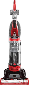 CleanView Bagless Vacuum, Powerful Multi Cyclonic System, Large Capacity Dirt Tank, Specialized Pet Tools, Easy Empty Red