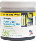 Closet Odor Neutralizing Gel 17 Ounce(Single Pack), Odor Eliminator for Storage Closets and Small Spaces, product image