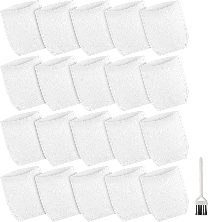 Cloth Vacuum Filter Replacement Compatible with Makita T-03193, XLC02, LC01, BCL180W Vacuums White, 20 Packs, product image