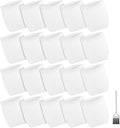 Cloth Vacuum Filter Replacement Compatible with Makita T-03193, XLC02, LC01, BCL180W Vacuums White, 20 Packs, product image