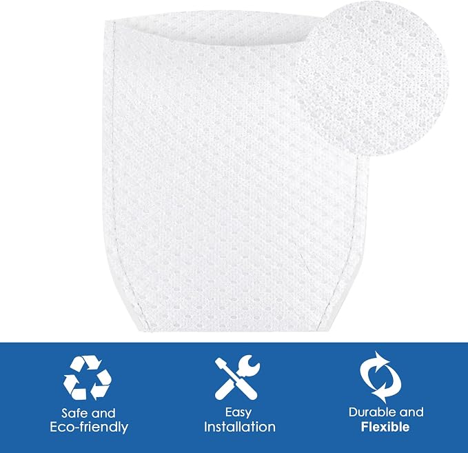Cloth Vacuum Filter Replacement Compatible with Makita T-03193, XLC02, LC01, BCL180W Vacuums White, 20 Packs, alternate