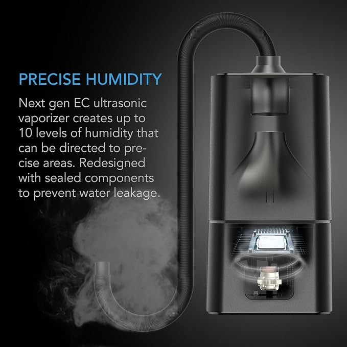 CLOUDFORGE T7, Plant Humidifier 15L with VPD Humidity Controls, 10-Level Precision Vaporizer, Extendable Hose, alternate