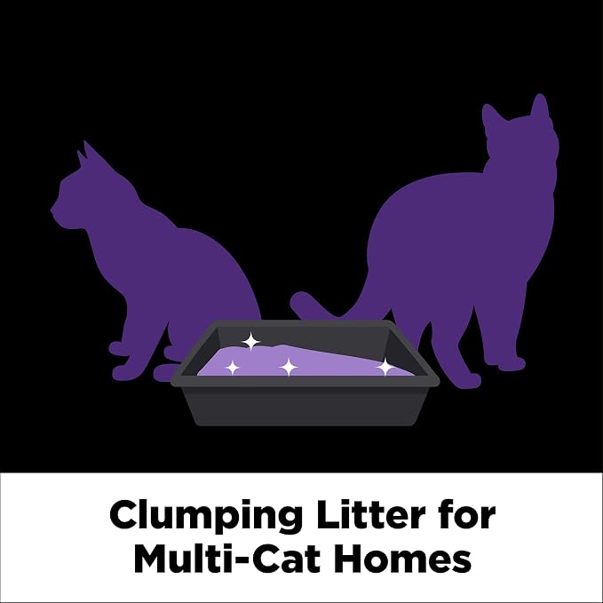 Clump & Seal SLIDE Platinum Multi-Cat Clumping Cat Litter, 14-Day Odor Control, EZ Clean Technology, 18 lbs – No, alternate