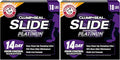 Clump & Seal Slide Platinum Multi-Cat Clumping Cat Litter,14-Day Odor Control, EZ Clean Technology,18 lbs – No