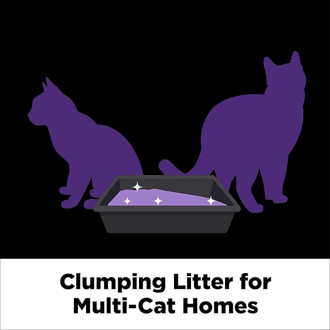 Clump & Seal Slide Platinum Multi-Cat Clumping Cat Litter,14-Day Odor Control, EZ Clean Technology,18 lbs – No, alternate