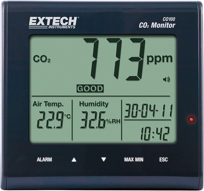 CO100 Air Quality Carbon Dioxide Monitor, product image