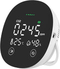 CO2 Monitor, 3 in 1 CO2 Detector Temperature and Humidity Air Quality Monitor Carbon Dioxide Detector for Travel Portable CO2