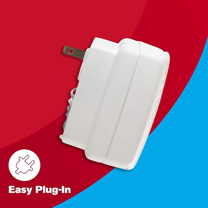 CO615 Dual-Power Plug-In Carbon Monoxide Detector with Battery Backup and Digital Display, White in White., alternate view 6