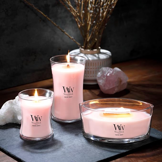 Coastal Sunset Gifts for Women and Men, 16 oz Ellipse Candle with Crackling Wick, alternate product view 7