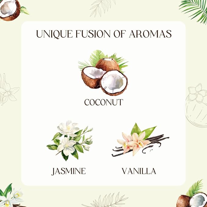 Coconut Candle, Scented Candles Gifts for Women, Candles Gift Set for Her, 3 Scented Votive Candles, alternate product view 2