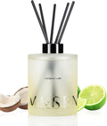 Coconut Lime Reed Diffuser Set - 16.9 fl oz Long-Lasting Scent, Large Natural Oil Diffuser with Sticks, product image