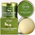 Coconut Vanilla - Aromatherapy Candles for Home Scented - 5oz Natural Soy Wax Clean Organic made from natural materials
