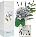 Cocorina Reed Diffuser Set, Flower Reed Diffuser Cashmere Vanilla, Scented Diffuser with Sticks Home Fragrance Essential Oil