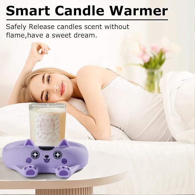 Coffee Mug Warmer with Auto Shut Off, 3 Temp Control, Candle Warmer Plate, Enjoy Warm Coffee & Tea, Gifts for Women & Men