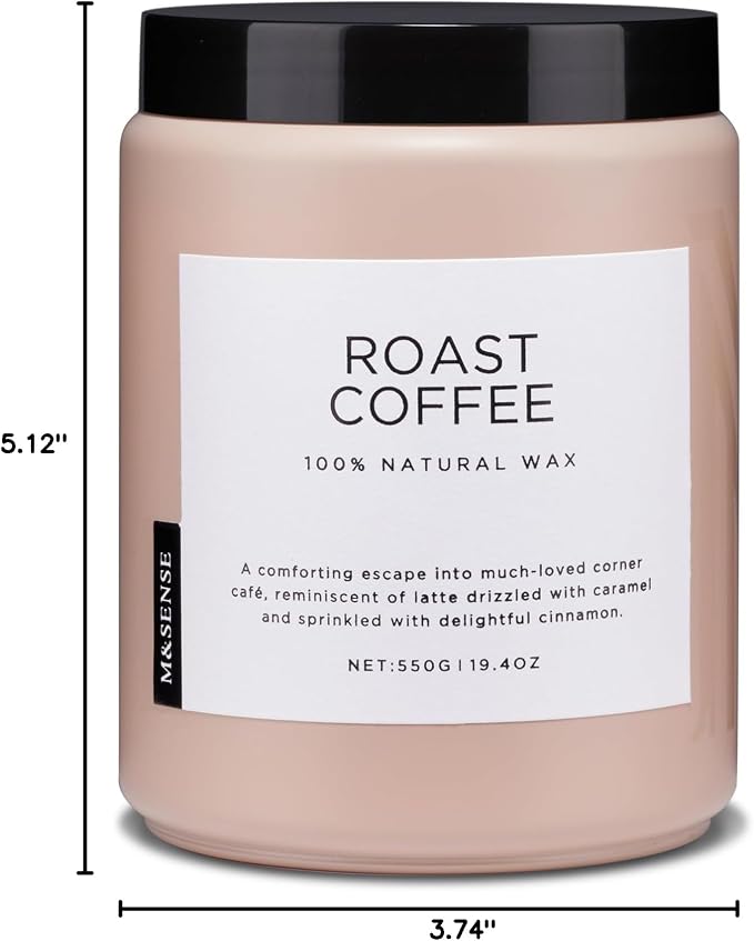 Coffee Scented Candles for Home, 19.4oz Soy Candles made from natural materials, 110 Hours Long Lasting Slow Burn, alternate