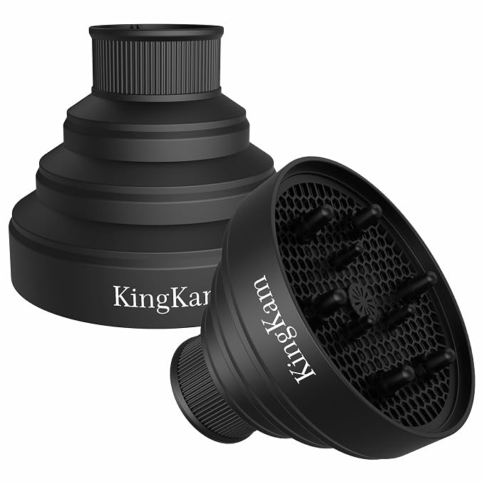 Collapsible Hair Dryer Diffuser - Travel and Easy Storage - Diffuser Attachment Fit Most Hair Dryers with Nozzle Diameter