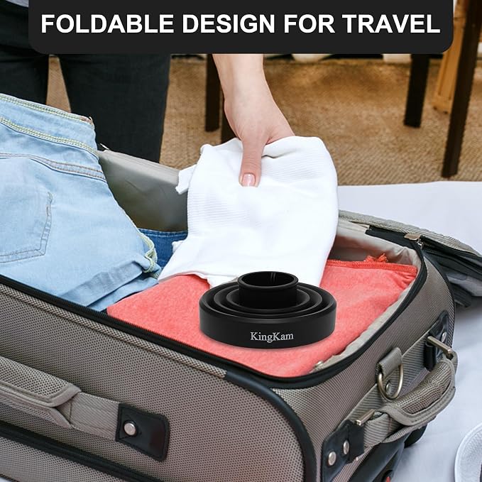 Collapsible Hair Dryer Diffuser - Travel and Easy Storage - Diffuser Attachment Fit Most Hair Dryers with Nozzle Diameter